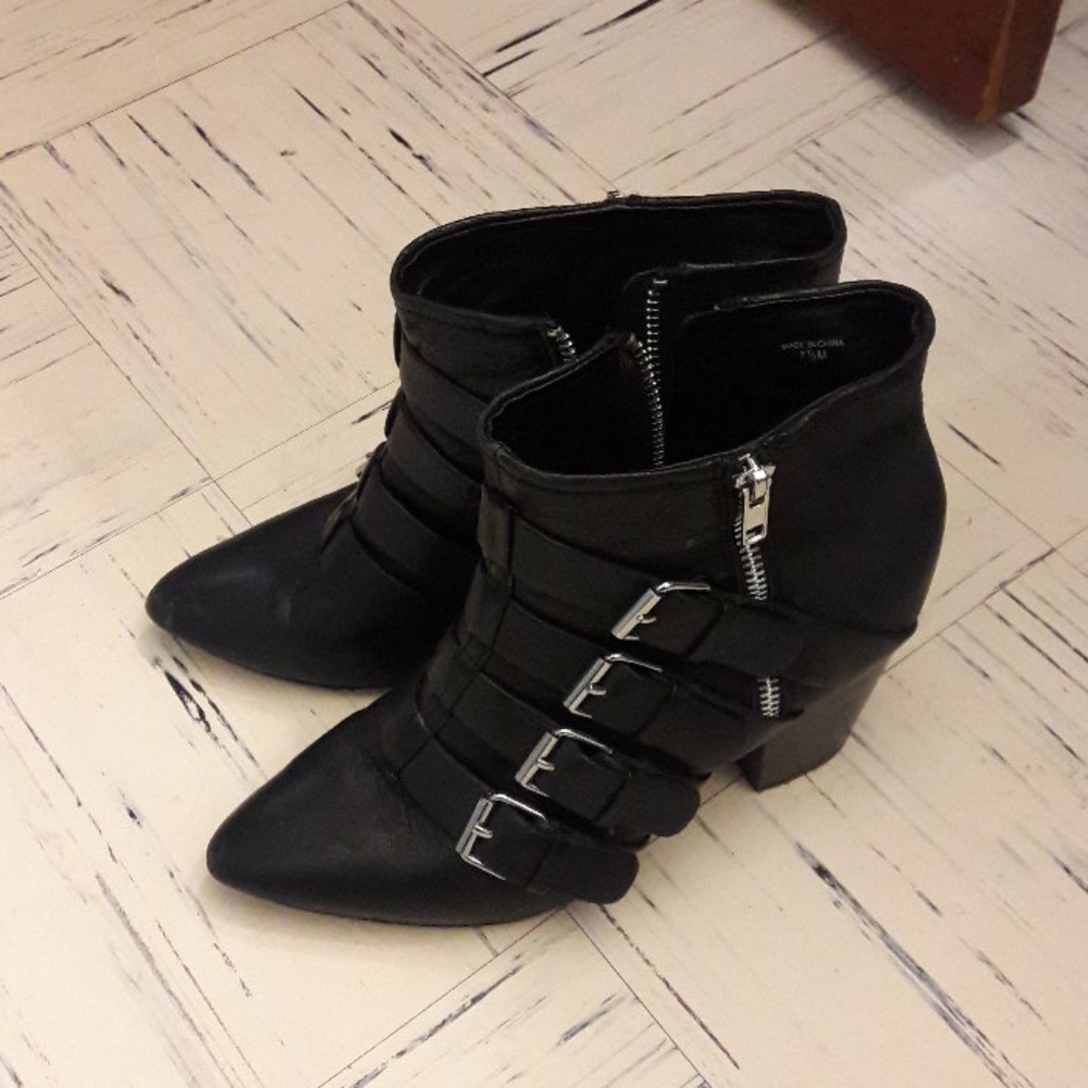 Rebecca Minkoff Audrey Multi-Buckle Ankle Boot